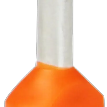 Embout de câble jumelé isolé 2×0.5mm²/8mm orange 