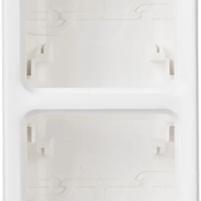 Scatola AP PLEXO 2×1 bianco 