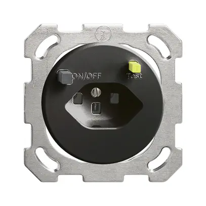 Prise ENC FH T23 FI 30mA PM, noir 