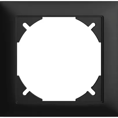 Telaio di copertura EDIZIOdue 80×86mm nero 