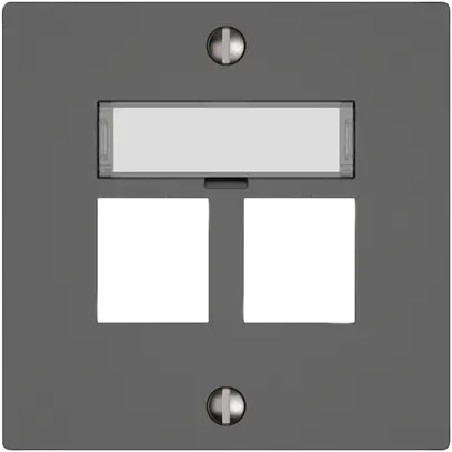 Kit de montage EDIZIO.liv Keystone SNAPFIX® droit 2× grf 