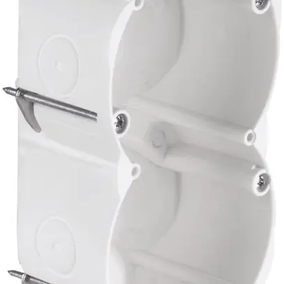 Hohlwanddose MT CRALLO-SPRINT 1×2, Tiefe 70mm, weiss 