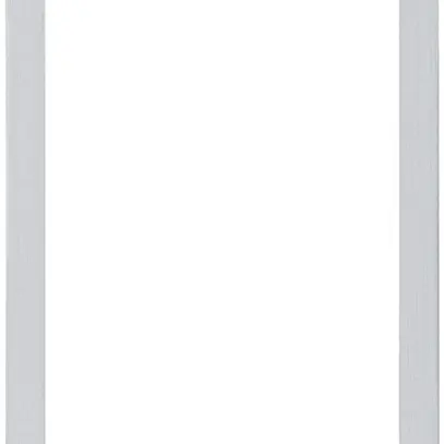 Befestigungsplatte Hager FLF 3/5 1×1 Aluminium eloxiert natur 