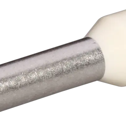 Embout de câble type A isolé 10mm²/18mm ivoire 