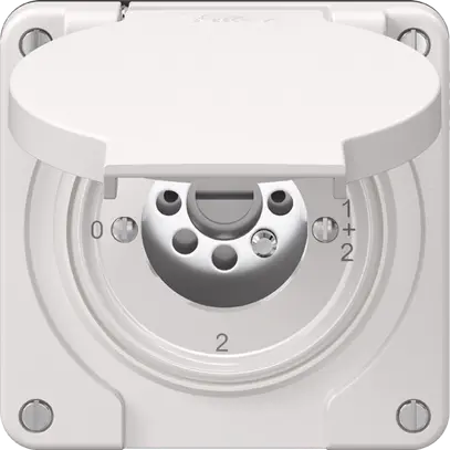 Interruttore rotativo NEVO N.CO 0/2L, senza cilindro, KS, 0-1-0-1, bianco 