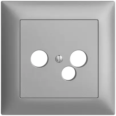 Kit frontale INC EDIZIOdue silver 88×88mm 