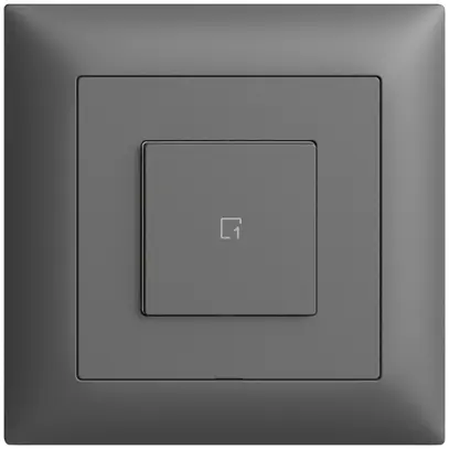 Comando per pulsante scena INC 1 scena/1T WLAN Edue Wiser grigio scuro 