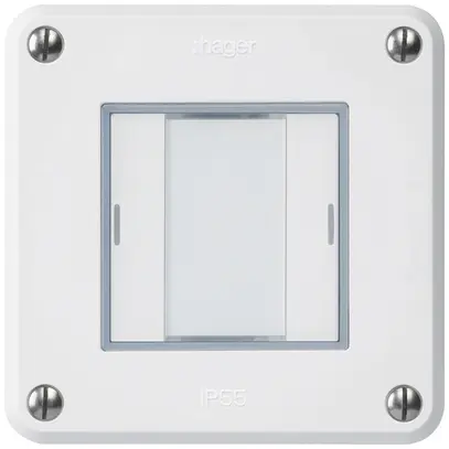 Tasto INC robusto C KNX 2× bianco LED RGB s/e-link 