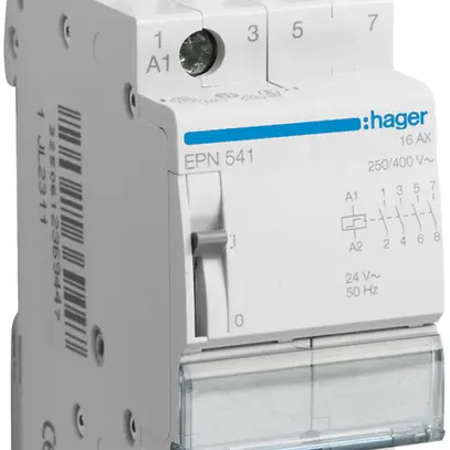 Teleruttore Hager 2UM 24VAC 12VDC 0 apertura 4 chiusura 0 invertitore 