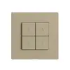 Kit recouvrement pour interrupteur stores 2c/4t Edue Wiser sand 