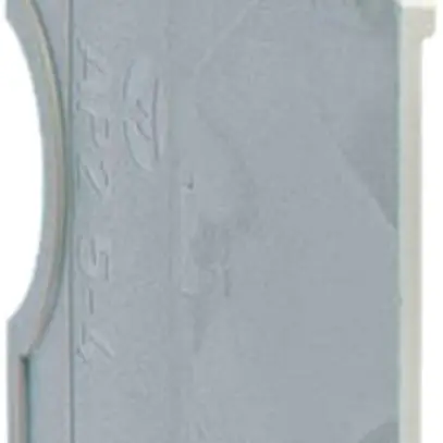 Paroi de fermeture Hager pour KXA02LH, KXA04LH brides L 2.5…4mm² gris 