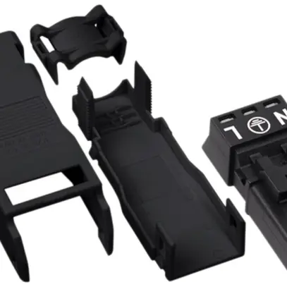 Fiche WINSTA MINI 3L avec boîtier décharge traction, noir 