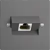 Inserto per presa di raccordo INC 1×RJ45/u 4P ITplus EDIZIOdue grigio scuro 