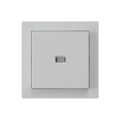 Pulsante luminoso INC kallysto A-R/2P grigio chiaro 