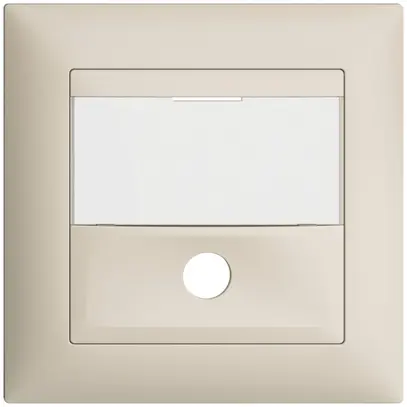 Kit frontale INC EDIZIOdue crema 88×88mm per tasto suoneria 