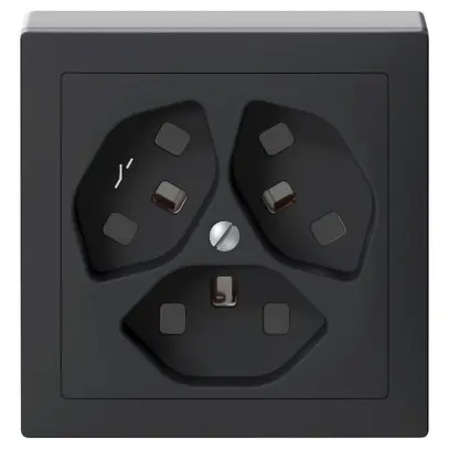 Presa AP SIDUS 3×T23/1 antracite 