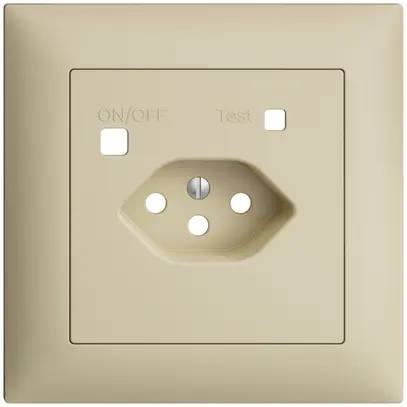 Kit frontale EDIZIOdue per presa FI FMI, T13, vanille 