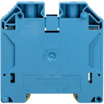 Morsetto di passaggio Weidmüller WDU N connessione a vite 50mm² TS35 blu 