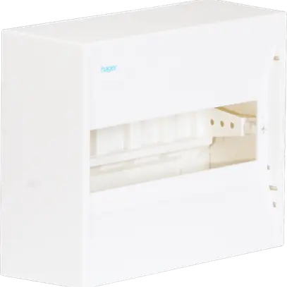 Coffret de distribution AP Hager mini gamma 1 rangée 10UM IP30 218×180×82mm 