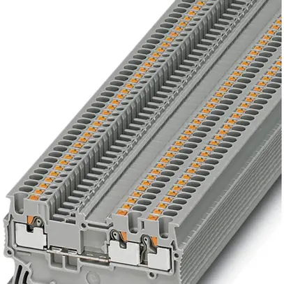 Morsetto di passaggio Push-In TWIN 0.14…1.5mm² grigio 