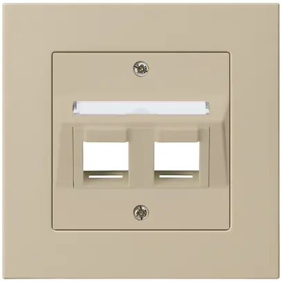 Kit de montage ENC kallysto.pro 2×Keystone beige 