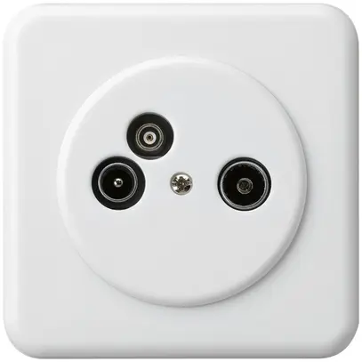 Presa d'antenna INC TV-R-Dati basico C 2GHz 11db bianco 