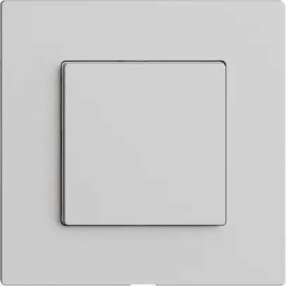 Interruttore 1K/1T Edue Wiser grigio chiaro 