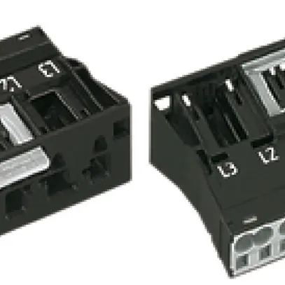 Spina WAGO 5L 0.5…4mm² rosso codificazione P 25A 400V Snap-In 