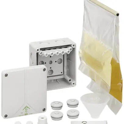 Scatola di derivazione AP Abox XT 060, 6mm², 110×110×67mm, IP68 