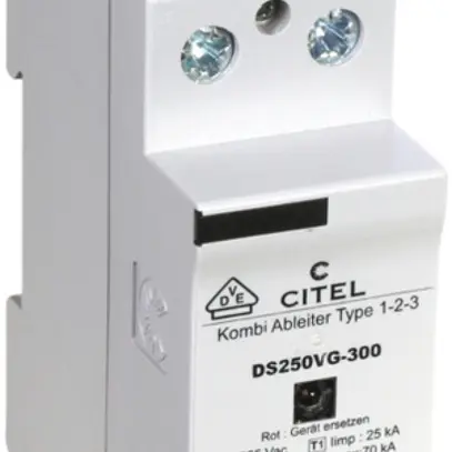Parafulmine DS 250VG, tipo 1+2+3, 1-poli 