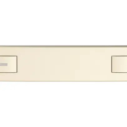 Poussoir 1/4 EDIZIO.liv SNAPFIX® p.KNX&UNI a.LED comm.à 2 touches cr 