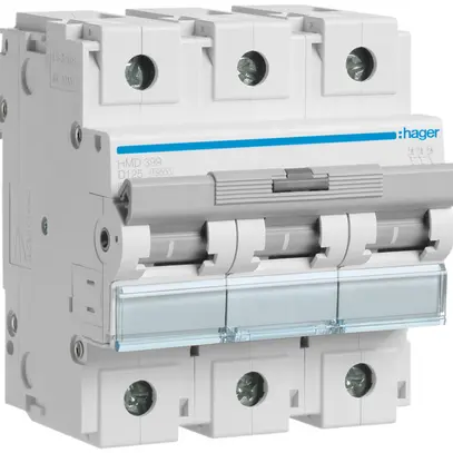 Disgiuntore Hager MCB 3P 230V tipo D 125A 4.5UM 