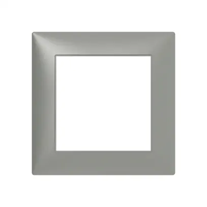Abdeckrahmen SIDUS 1×1 hellgrau 