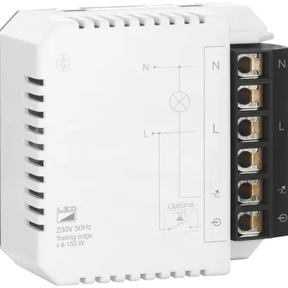 Attuatore-variatore RF INS mi.puck dimmer EA 66.11 pro4, LED 230V 4…150W, BT 