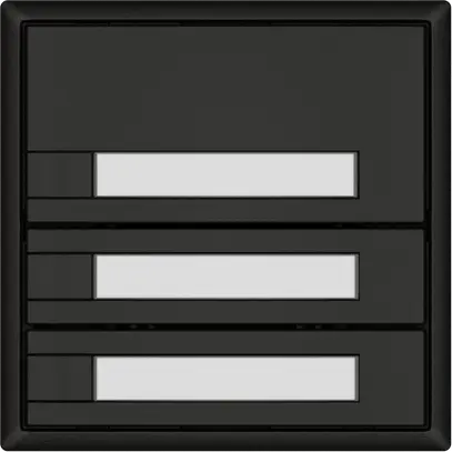 Poussoir universel EDIZIO.liv UNI SNAPFIX® s.LED 3× comm.1T étiqu.no 