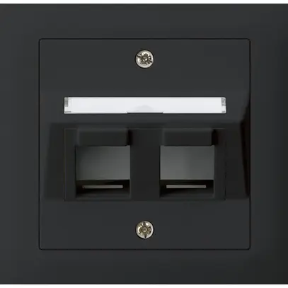 Kit de montage INC kallysto avec boîte INC G3 2×Keystone noir 