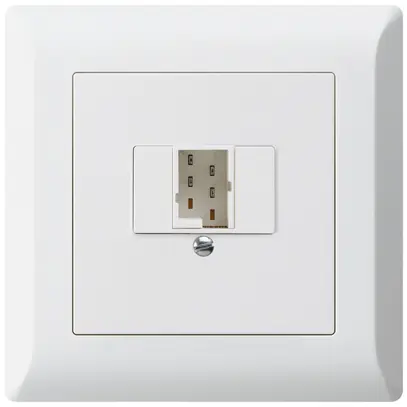 Prise d'enfichage et de raccordement kallysto.line 1×TT83 blanc 