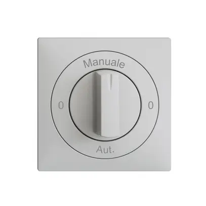 Kit front. 0-Manuale-0-Aut.grc EDIZIOdue 60×60mm pour interr.rot 