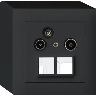 AP-Antennendose R/TV-Daten kallysto HMS 2GHz 19db schwarz 