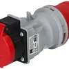 Spina d'adattazione MH spina CEE 16A/presa tipo 25 rosso 400V 16A IP44/IP55 