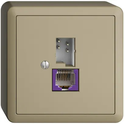 Presa AP T+T 6P/1×RJ45 DSL-a banda larga EDIZIOdue sand 