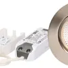 Spot LED INC LUCE Solv 8W 230V 710lm 3000K trou Ø68mm nickel 38° 