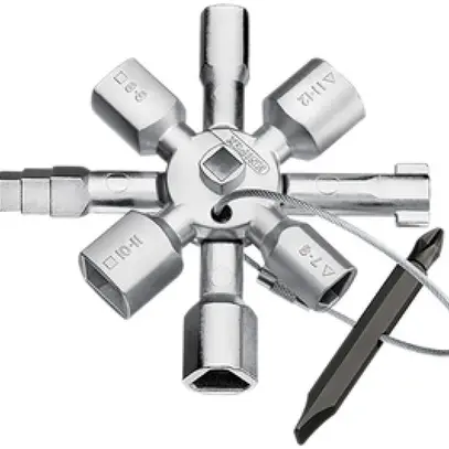 Chiave per armadio elettrico KNIPEX TwinKey 