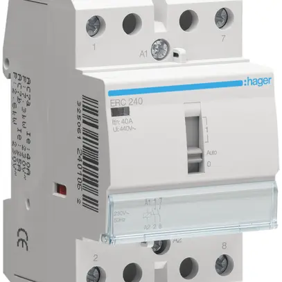Contacteur AMD Hager 230VAC 2 fermeur 40A 3UM 