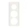 Abdeckplatte 3×1 43+58+58mm weiss 