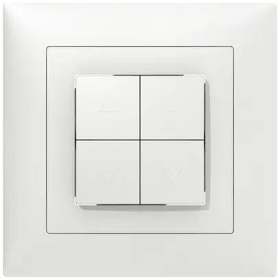 Pulsante per tapparella INC SIDUS B bianco 2 canali 