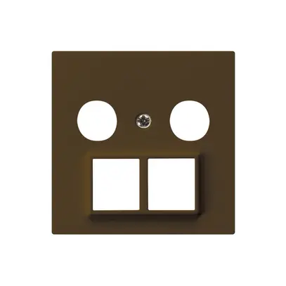 Plaque frontale HMS kallysto pour R/TV brun 