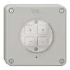 UP-Nebenstelle 2K/4T zu Dimmer NEVO Wiser lichtgrau 