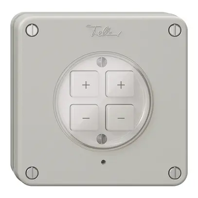 Station secondaire ENC 2K/4T pour variateur NEVO Wiser gris clair 