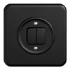 UP-Schalter STANDARDdue 1/3+3/1L schwarz 
